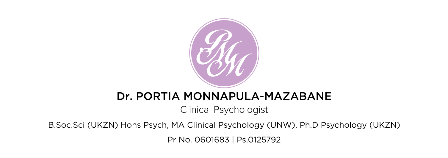 Portia Monnapula-Mazabane Clinical Psychologist
